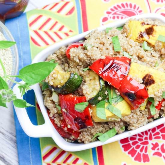 Grilled Vegetable Quinoa Salad