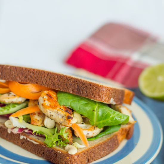 Muay Thai Chicken Sandwich
