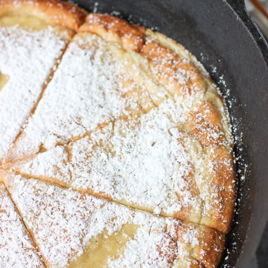 Oven-Baked Coconut Almond Pancake
