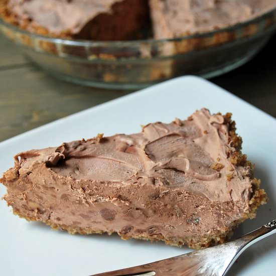 Whipped Chocolate Toffee Pecan Pie