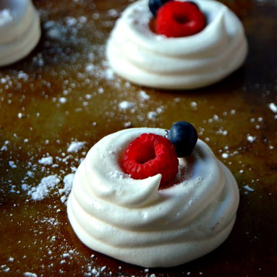 Vegan Meringue Nests