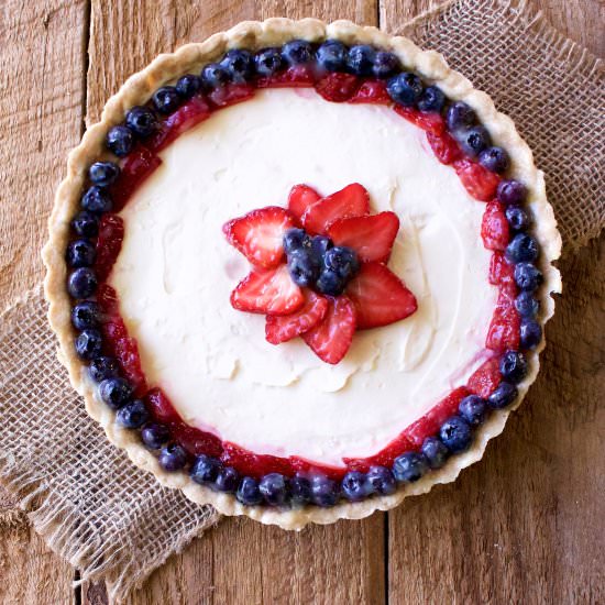 Vanilla Cream Fruit Tart