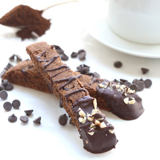 Mocha Chip Biscotti