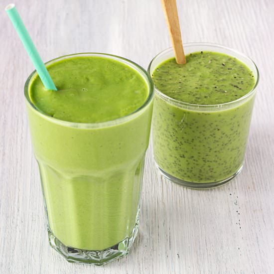 Green Goddess Smoothie + Green Chia