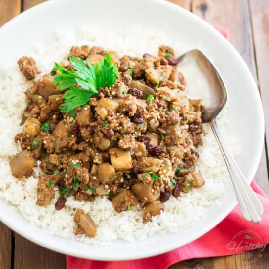 Creamy Lamb and Eggplant Casserole