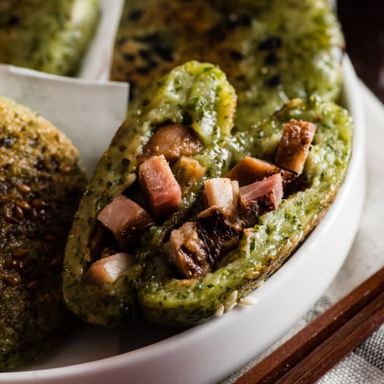 Chinese BBQ Sticky Rice Cake