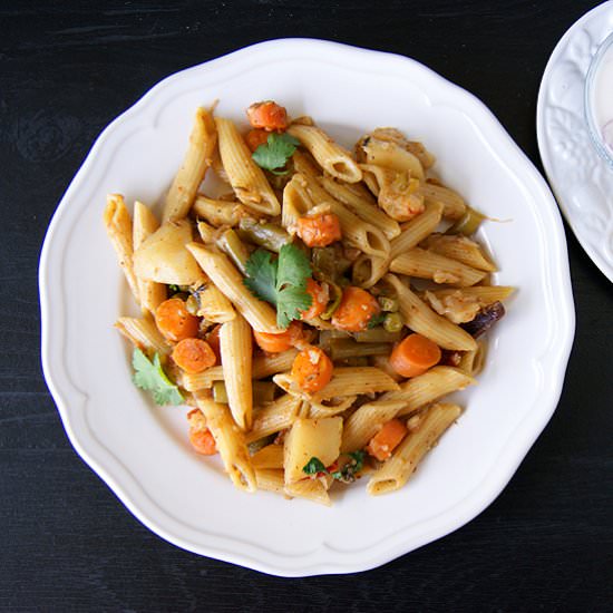 Vegetable Pasta Biryani