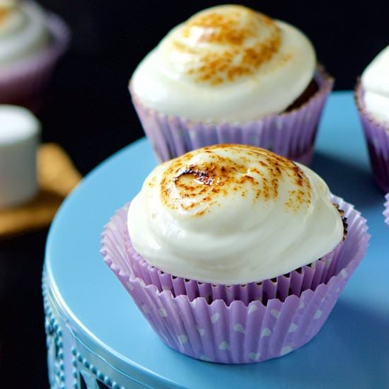 S’ mores Cupcakes