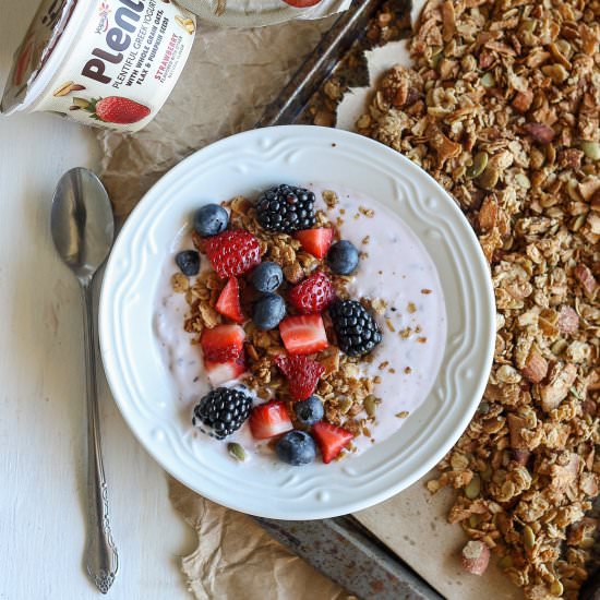 Almond Coconut Butter Granola