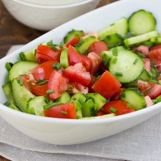 Marinated Cucumber Tomato Salad