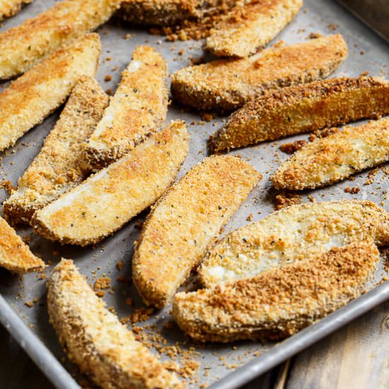 Parmesan Crusted Potato Wedges