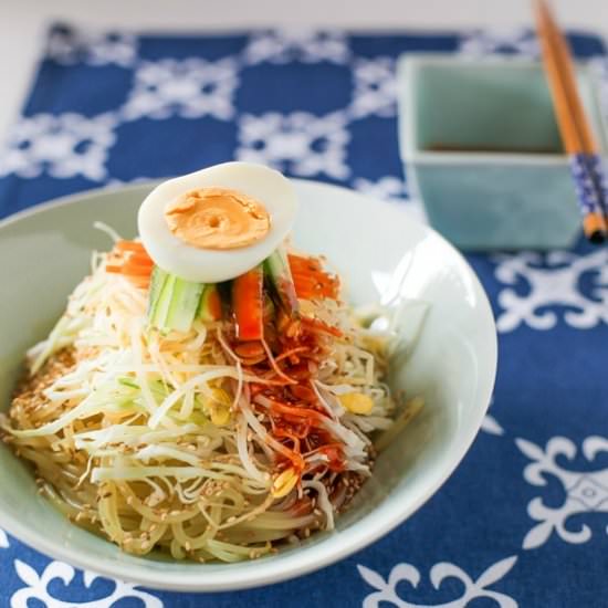 Korean Spicy Chewy Noodles