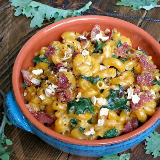 Kale Macaroni and Cheese