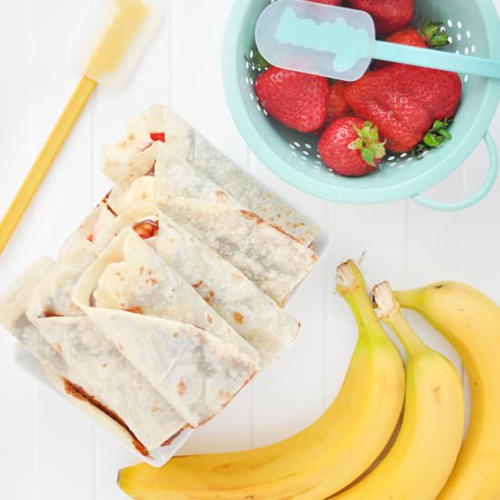 Vegan Chocolate Fruit Wraps