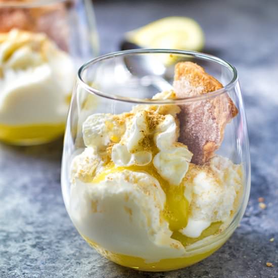 Lemon Meringue Pie Sundaes
