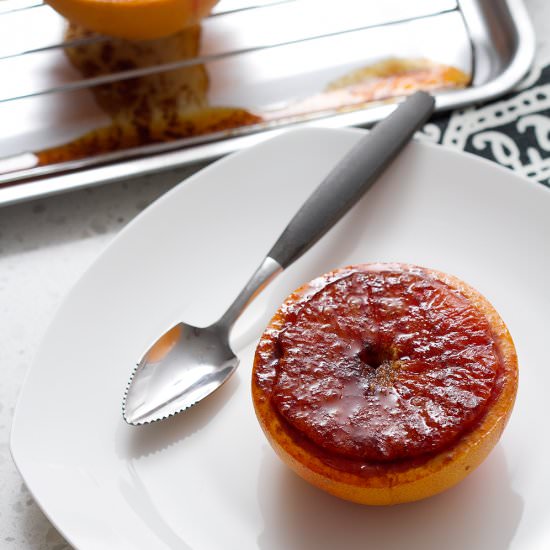 Grapefruit Bourbon Brulee