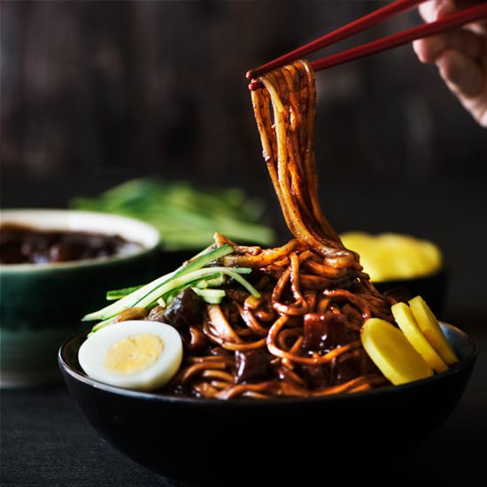 Korean Black Bean Noodles