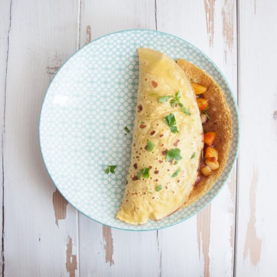 Vegan Chickpea Omelet