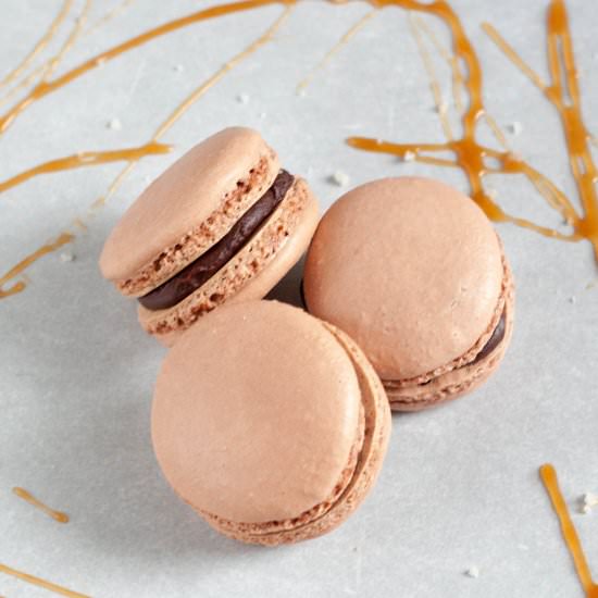 Bailey’s Salted Caramel Macarons