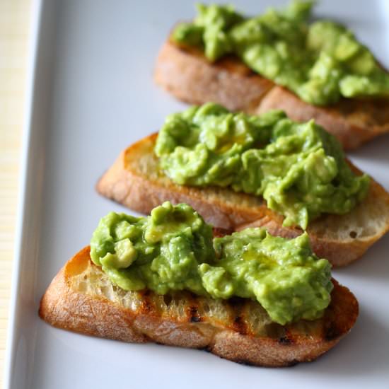 Smashed Avocado Tartines
