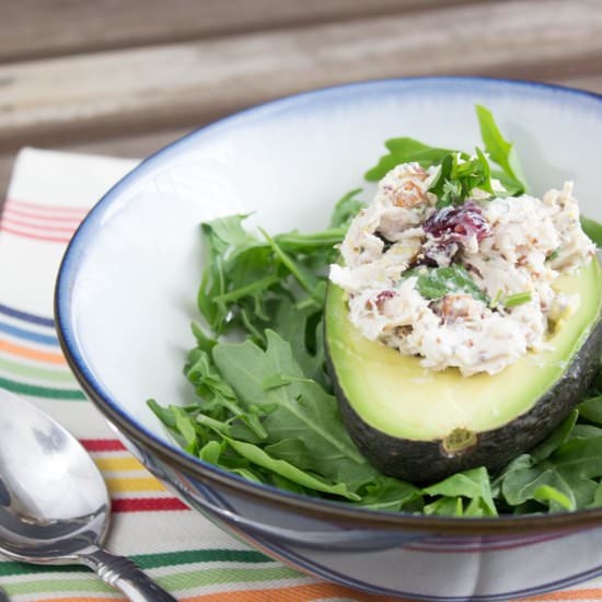Chicken Salad Stuffed Avocados