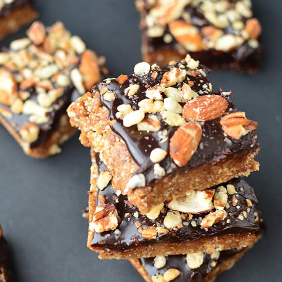 Almost Raw Blondie Brownies