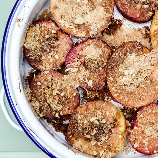 Deconstructed Stone Fruit Crisp