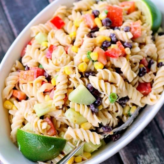 Jalapeno Ranch Pasta Salad