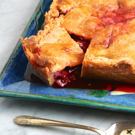 Strawberry Slab Pie