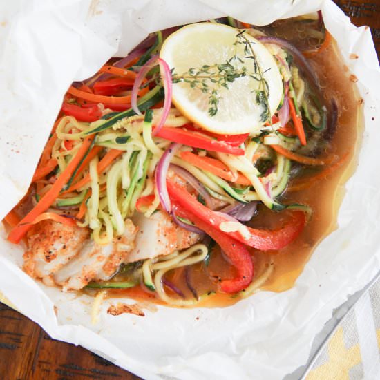 Chilean Sea Bass en Papillote