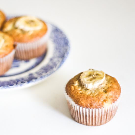 Banana Rye Muffins