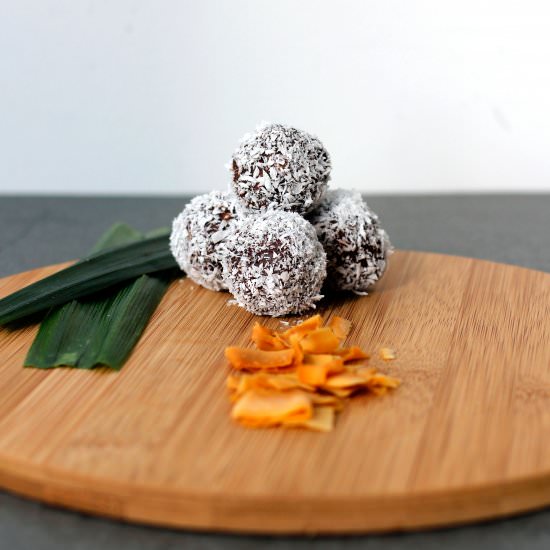 Salted Caramel Coconut Truffles