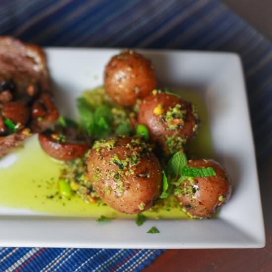 Pistachio Edamame Pesto