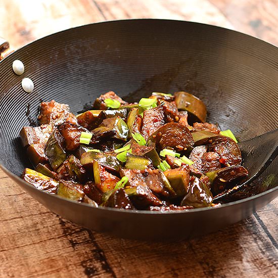 Eggplant with Spicy Garlic Sauce