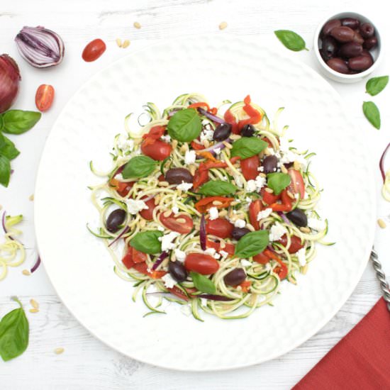 Mediterranean Zucchini Salad