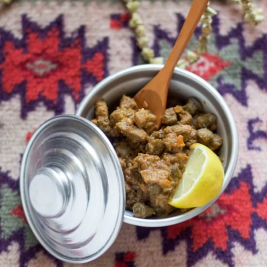 Balkan Okra and Veal Sauce