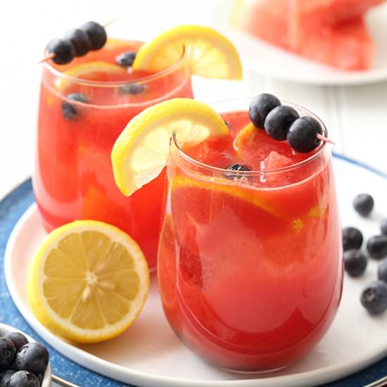 Watermelon Blueberry Sangria