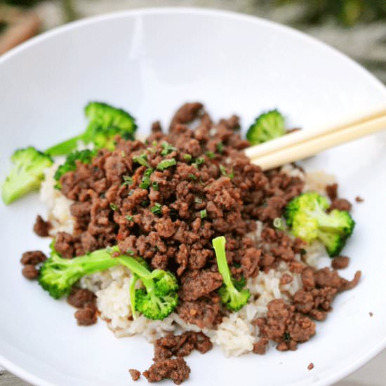 Korean Beef Bowl