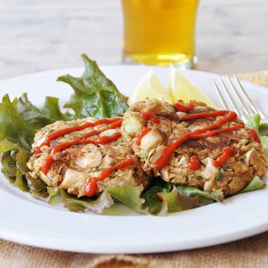 Vegan Jackfruit “Crab” Cakes