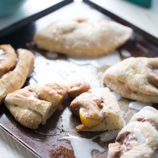 Cinnamon Peach Turnovers