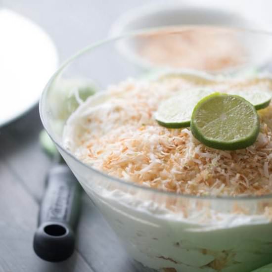 Coconut Key Lime Trifle