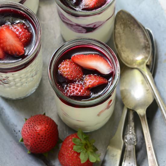 Patriotic Cheesecake Parfaits