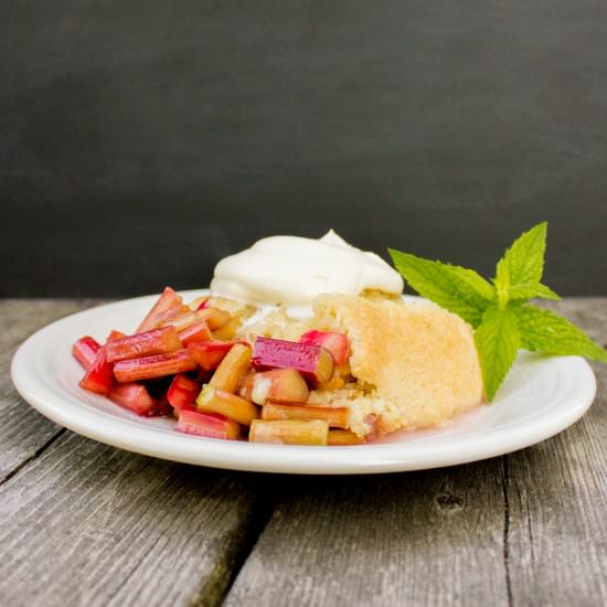 More for Me! Rhubarb Crisp