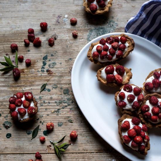 Strawberry and Ricotta Tartlets
