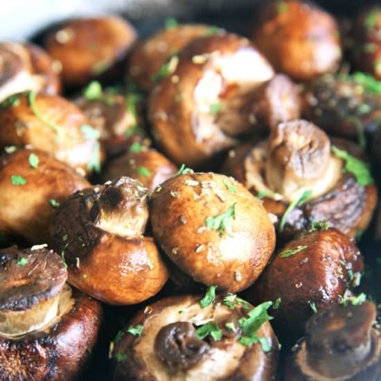 Steakhouse Sauteed Mushrooms