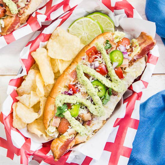 Fully Loaded Tex-Mex BLT Dogs