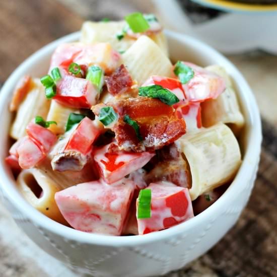 Creamy BLT Pasta Salad
