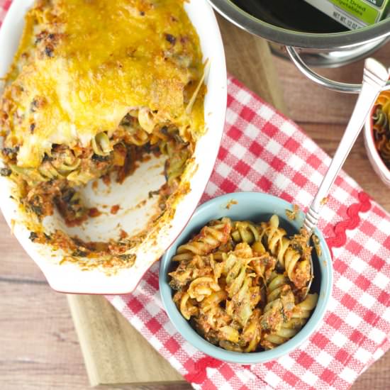 Baked Pasta With Ricotta And Spinach