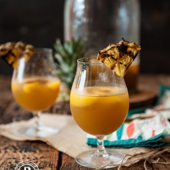 Grilled Pineapple Beer Sangria