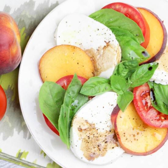 Peach Caprese Salad